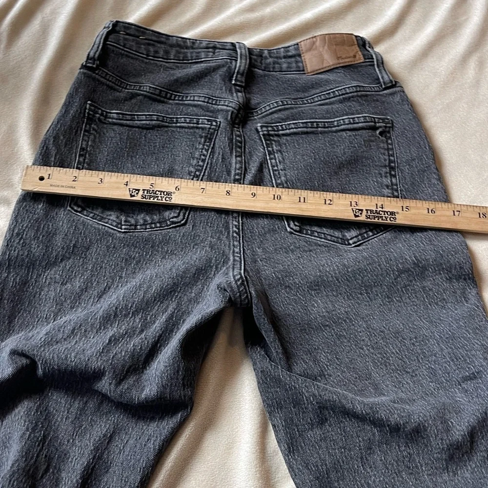 Madewell curvy perfect vintage jean faded black jeans